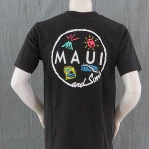 Vintage Graphic T-shirt - Maui Sons Huge Back Graphic - Men's Large